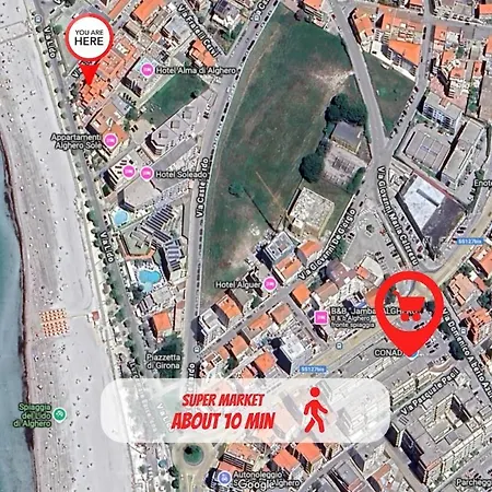 Parcheggio Privato - Fronte Mare - Casa Carina Alghero